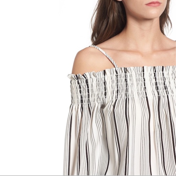 Nordstrom BP. Smocked Off the Shoulder Top. - Picture 4 of 5